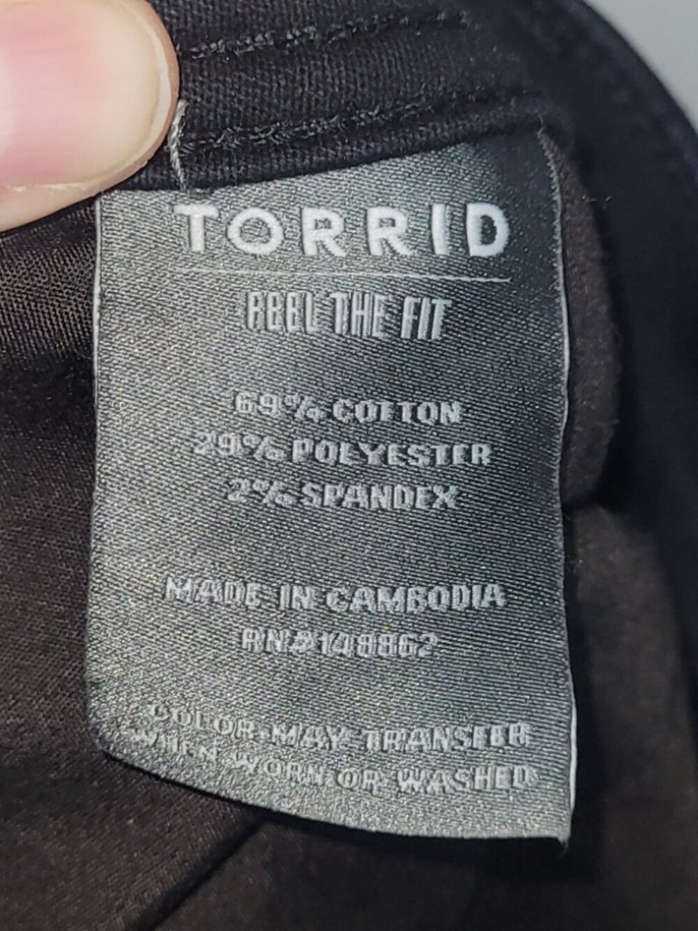 Torrid 16T Black Luxe Skinny Jeans - Picture 7 of 7
